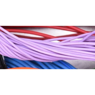 100m de gaine silicone violette diamètre 1 mm