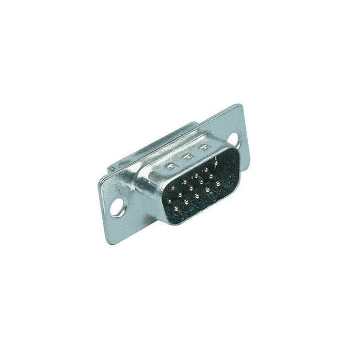 Fiche SUB-D 15 mâle haute-densité
