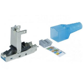 Fiche RJ45 de terrain CAT.6 STP (mono AWG 22 à 26)(multi AWG22 à 27)