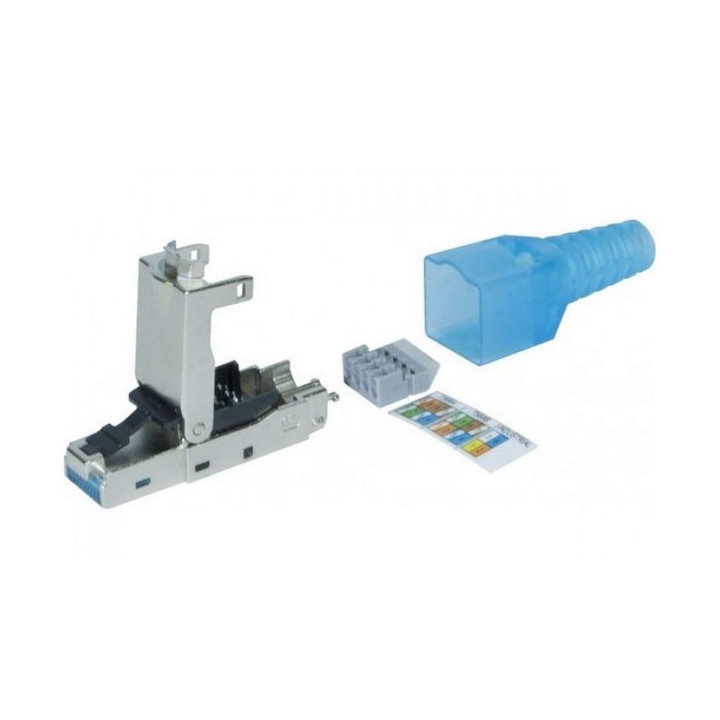 Fiche RJ45 de terrain CAT.6 STP (mono AWG 22 à 26)(multi AWG22 à 27)