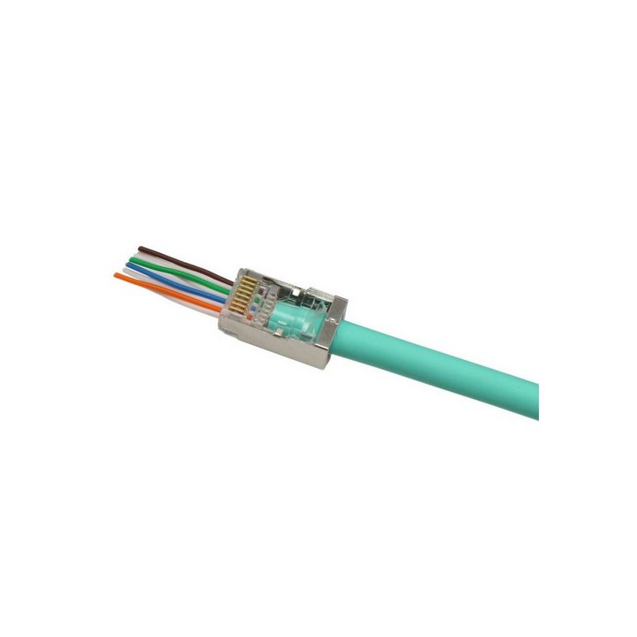 Connecteur à sertir 8P8C RJ45 EZ CAT5e STP - lot de 10