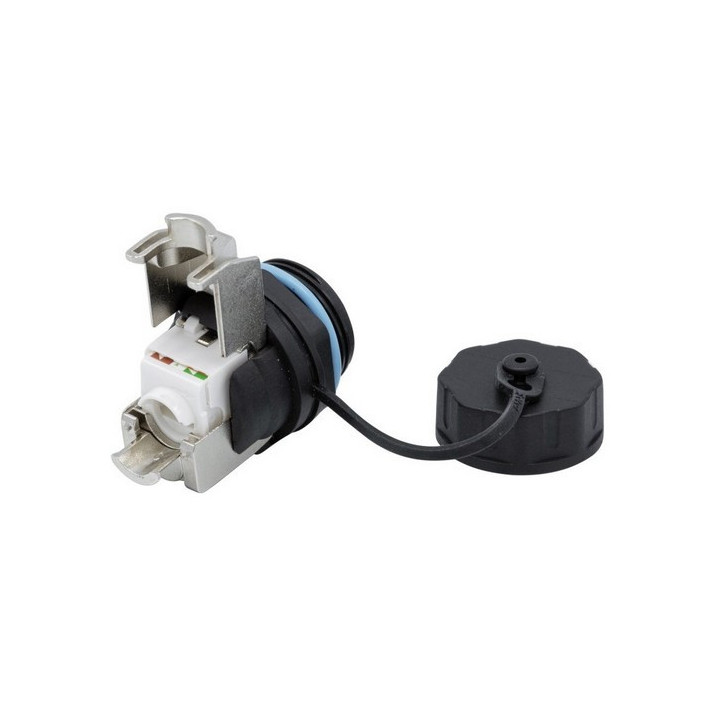 Kit embase étanche RJ45 Femelle/Femelle IP67
