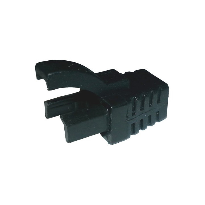Manchon Snagless pour RJ45 6mm (x100) - noir