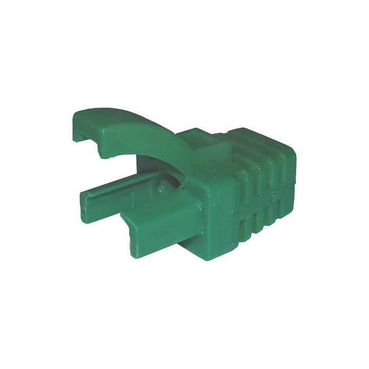 Manchon Snagless pour RJ45 6mm (x100) - vert