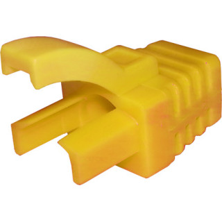 Manchon Snagless pour RJ45 6mm (x100) - jaune