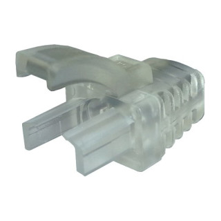 Manchon Snagless pour RJ45 6mm (x100) - transparent