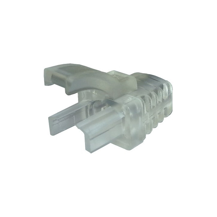 Manchon Snagless pour RJ45 6mm (x100) - transparent