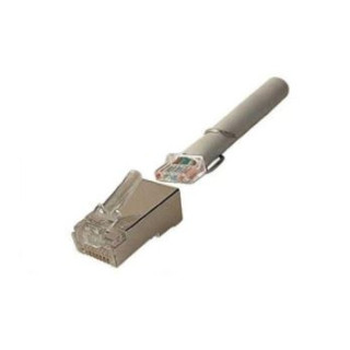 Fiche RJ45 cat.6 blindée multibrin -peigne séparé- AWG24/26 (x10)