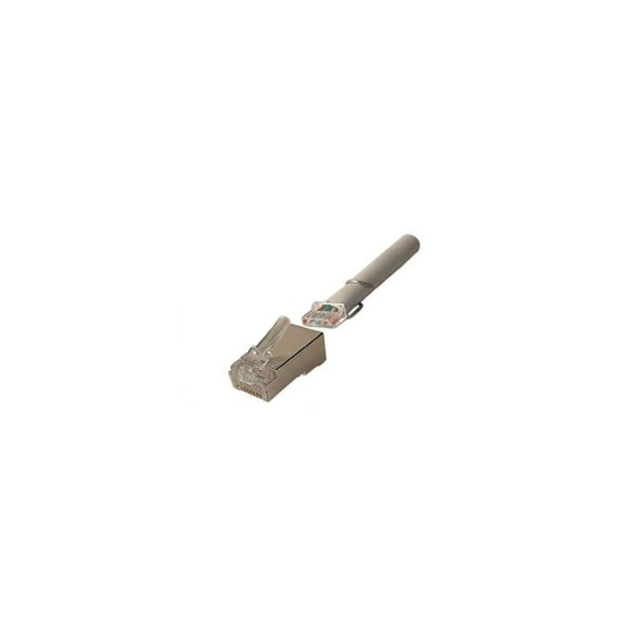 Fiche RJ45 cat.6 blindée multibrin -peigne séparé- AWG24/26 (x10)