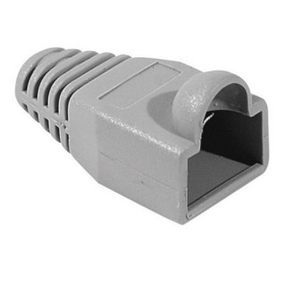 10 manchons à bosse pour RJ45 - 6.5mm - gris