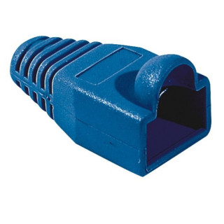 10 manchons à bosse pour RJ45 - 6.5mm - bleu
