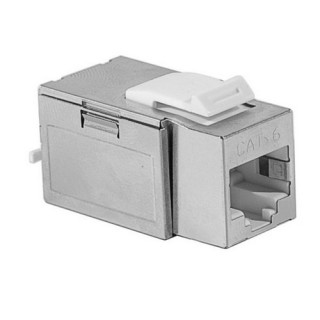 Embase Keystone RJ45 cat.6 STP - câble rigide - connecteurs CAD