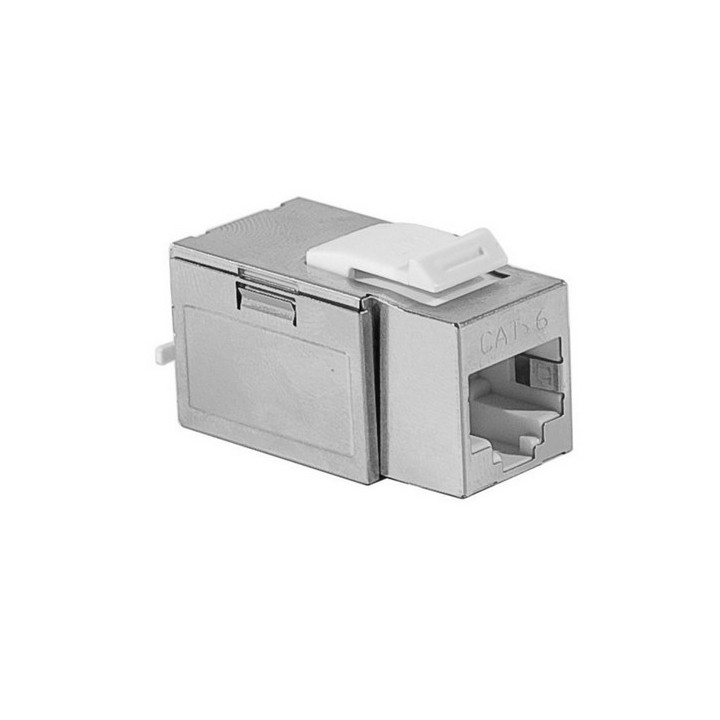Embase Keystone RJ45 cat.6 STP - câble rigide - connecteurs CAD