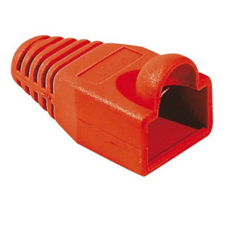 10 manchons à bosse pour RJ45 - 6.5mm - rouge