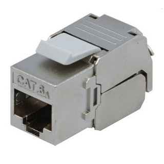 Embase Keystone RJ-45 Cat. 6A blindée pour câble multi et monobrin