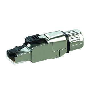 J00026A5001 RJ45 cat6A série MFP8 mâle blindé avec PE