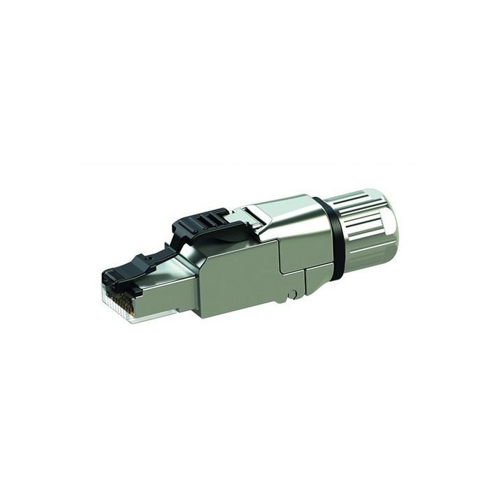 J00026A5001 RJ45 cat6A série MFP8 mâle blindé avec PE