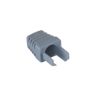 10 manchons surmoulés pour RJ45 - 6mm - gris