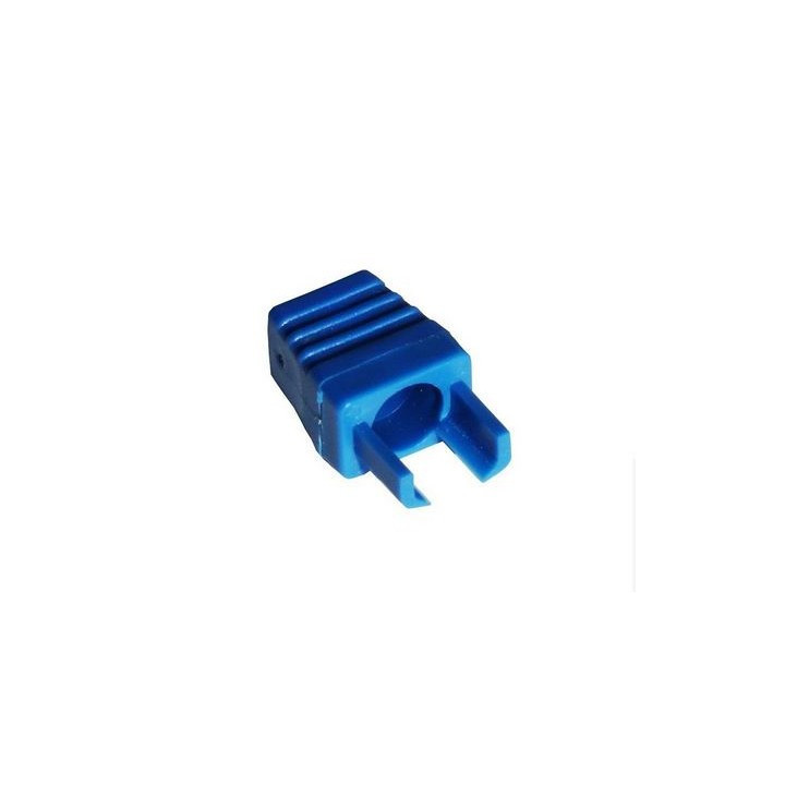 10 manchons surmoulés pour RJ45 - 6mm - bleu