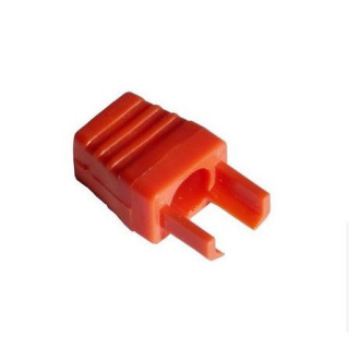 10 manchons surmoulés pour RJ45 - 6mm - rouge