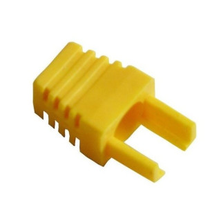 10 manchons surmoulés pour RJ45 - 6mm - jaune
