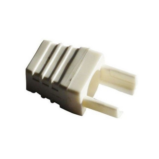10 manchons surmoulés pour RJ45 - 6mm - blanc