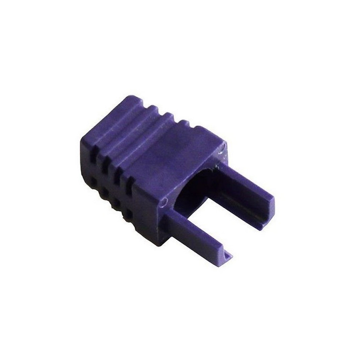 10 manchons surmoulés pour RJ45 - 6mm - violet