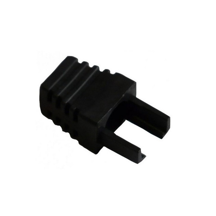 10 manchons surmoulés pour RJ45 - 6mm - noir