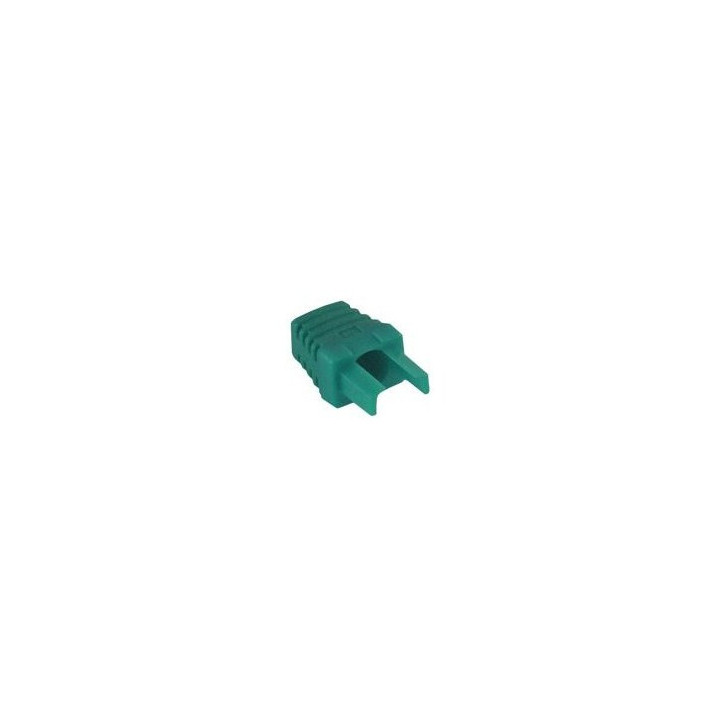 10 manchons surmoulés pour RJ45 - 6mm - vert