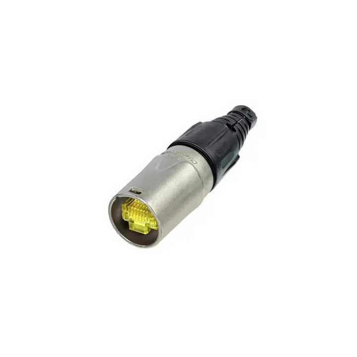 NE8MX Corps de fiche Ethercon corps argent (sans RJ45)