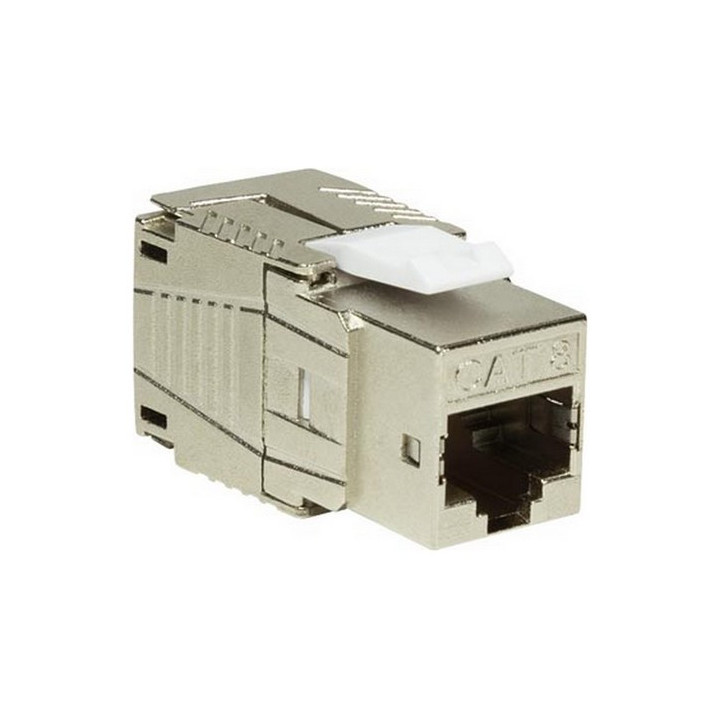 Embase RJ45 Keystone cat 8.1 STP AWG 22/24 souple/rigide diam 5 à 9mm