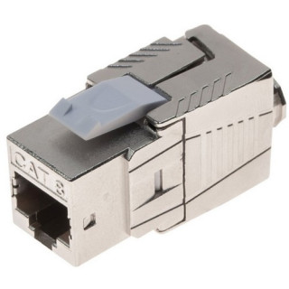 Embase noyau Keystone 8P8C RJ45 STP CAT.8 (câble mono/multi AWG22-24)