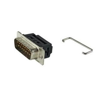 Fiche SUB-D15 mâle à sertir sur câble plat