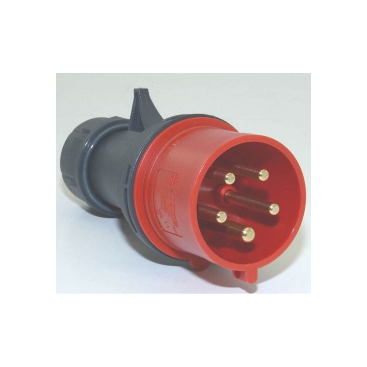 Fiche secteur mâle CEE17 32A 3P+N+T 400V IP44