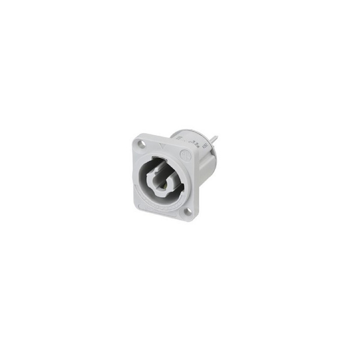 NAC3MPXXB Embase secteur de sortie mâle 20A 250V IEC 62368-1 grise