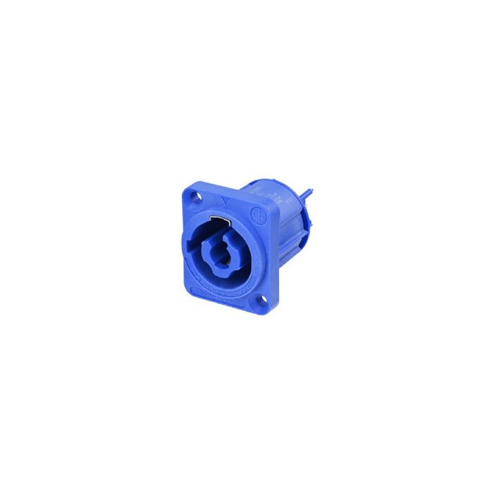 NAC3MPXXA Embase secteur d'entrée mâle 20A 250V IEC 62368-1 bleue