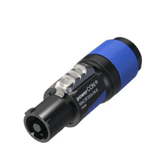 NAC3FXXA-W-S Fiche d'entrée femelle small Ø 6-12 mm 20A 250V bleue