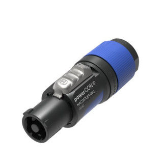 NAC3FXXA-W-L Fiche d'entrée femelle large Ø 10-16mm 20A 250V bleue