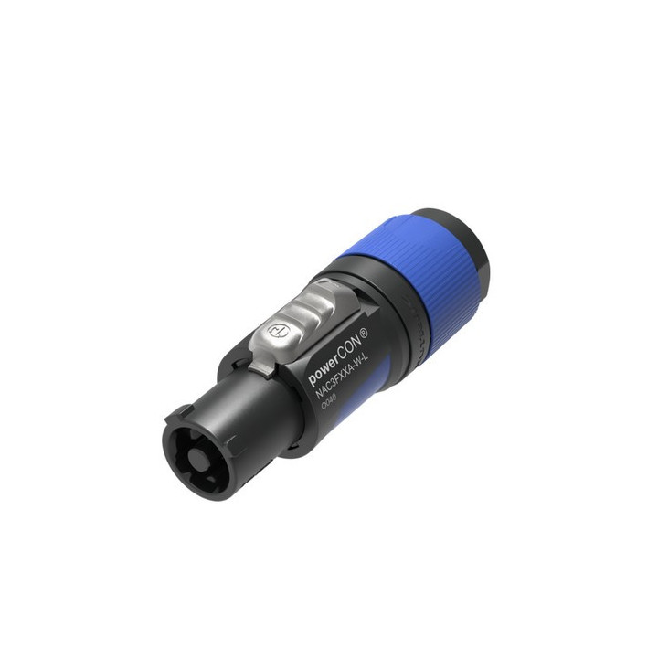 NAC3FXXA-W-L Fiche d'entrée femelle large Ø 10-16mm 20A 250V bleue