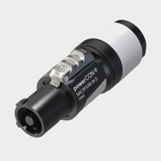 NAC3FXXB-W-S Fiche de sortie femelle small Ø 6-12 mm 20A 250V grise