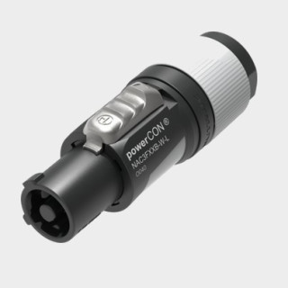 NAC3FXXB-W-L Fiche de sortie femelle large Ø 10-16mm 20A 250V grise