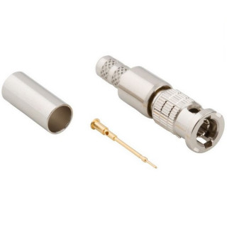 Fiche micro BNC mâle haute densité 3GHz pour câble 0.6/2.8-1855A