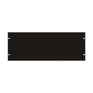 Face 19" 5U pleine en alu. 3mm noir RAL7021 (mini cde 2 pcs)