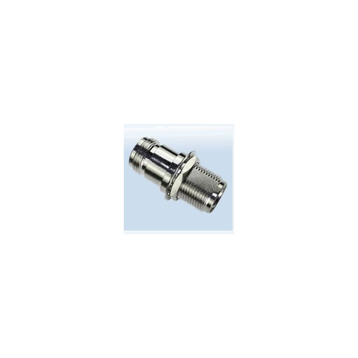 Traversée de panneau type N femelle/femelle 50 ohms
