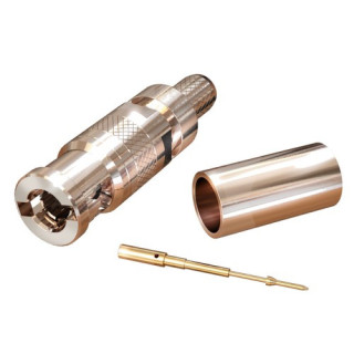 Fiche micro BNC haute densité 12GHz pour câble 0.6/2.8 (Gigatronix)