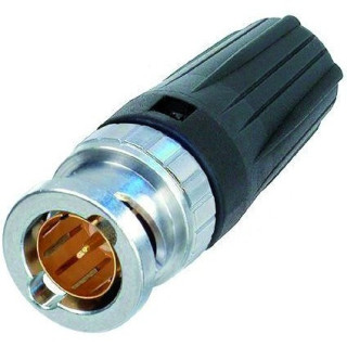 NBNC75BIJ9 Fiche BNC avec manchon noir pour Belden 1506A-4505P