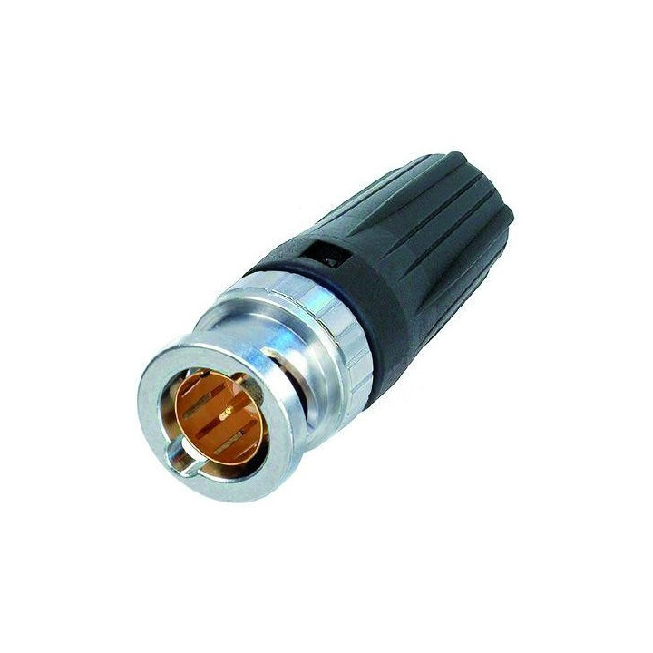 NBNC75BTU11 Fiche BNC avec manchon noir pour Belden 1694A-4694R