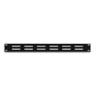 Face 19" 1U ventilée en acier noir