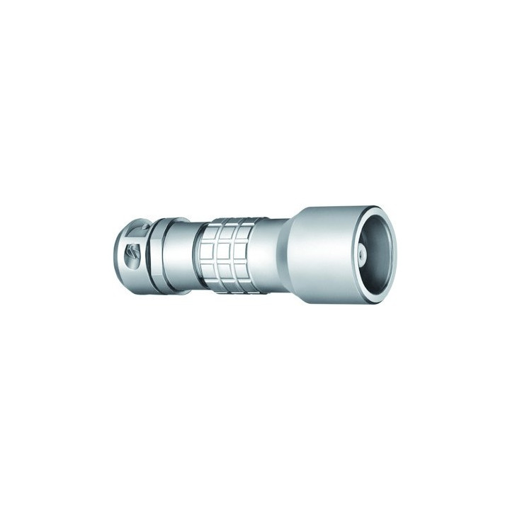 Fiche droite femelle avec serre-câble pour triax B2/13.2mm