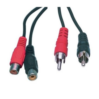 Rallonge audio éco 2 RCA stéréo M/F 